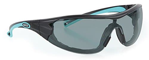Infield Velor Safety Glasses (Anthracite/Mint, Grey Anti-Fog)
