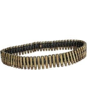 Genuine .308 Brass Bullet Belt for Army Military Dress Up Costume Accessory (Large 142 cm)