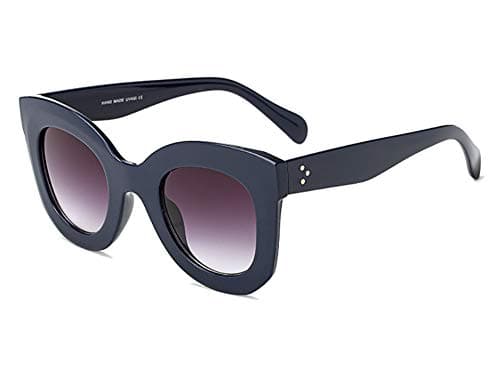 Freckles MarkThick Fashion Butterfly Sunglasses for Women Trendy Round Cat Eye Sun Glasses