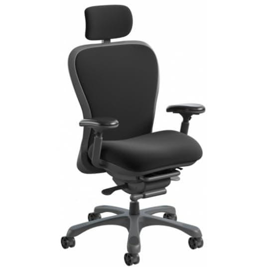 NGL6200DC1 - CXO 6200 Series Mid Back Swivel/Tilt Chair with Headrest, Black/Graphite (NGL6200DC1)