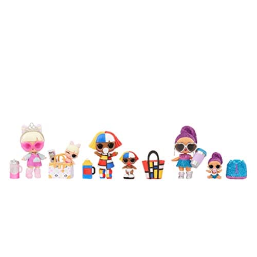 LOL Surprise Confetti Pop Birthday Sisters - Limited Edition Collectible Dolls in 2 Gift Boxes with 10 Confetti Surprises - With Water Surprise, Fashion, Accessories and Gift Bag, 4+