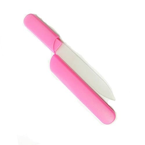 Crystal Glass, Genuine Czech 5 Inch Nail File in Pink Hard Case