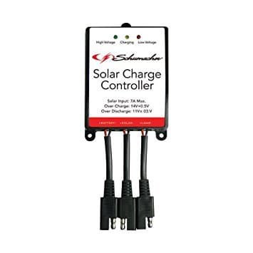 Schumacher Electric Solar Battery Maintainer, SP-400, Water Resistant, Amorphous Solar Technology, 4.8 Watts, 12 Volt, for Motorcycle, Power Sport, Car, Truck, RV, and Marine Batteries