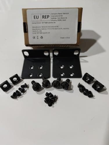 1U Rack Mount Kit Compatible with (420-10005-01) - Secure Mounting for Networking Devices