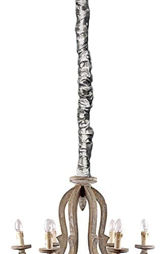 Steel Designer Cords Dupioni Shantung Silk Chandelier Chain Cover 6 ft long Gray