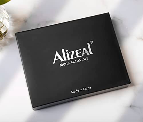 Alizeal Men's Paisley Cummerbund and UNTIED Bow Tie Hanky Set