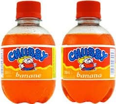 Chubby Banana Soda 8.45oz (6 Pk) Cafeine Free