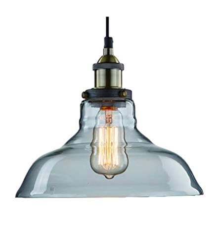 Modern Vintage Glass Chandelier Shade Pendant Hanging Ceiling Light E27 - Clear Glass