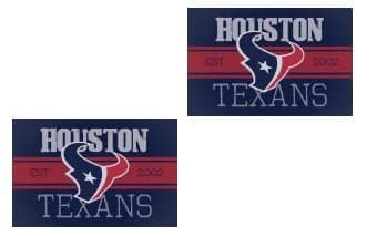 NFL Houston Texans Classic Stickers Double Pack of 2