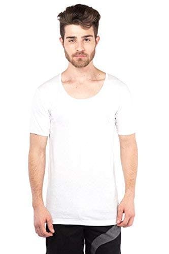 Bonus Men's Cotton Sleeve Vest 95 cm (Pack of 6) White