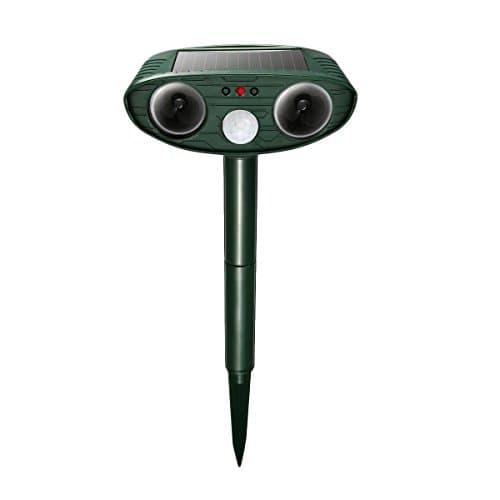 YmissL Animal Repellent Outdoor, Dog Repellent, Cat Repeller,Solar Powered Motion Sensor Activated,Waterproof Ultrasonic Animal Repeller for Pest Dog, Cat