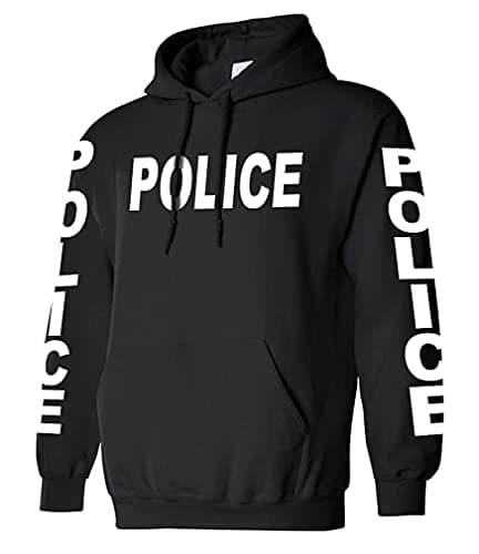 POLICE - cops sheriff deputy Adult Unisex Warm Novelty Duty Hoodie