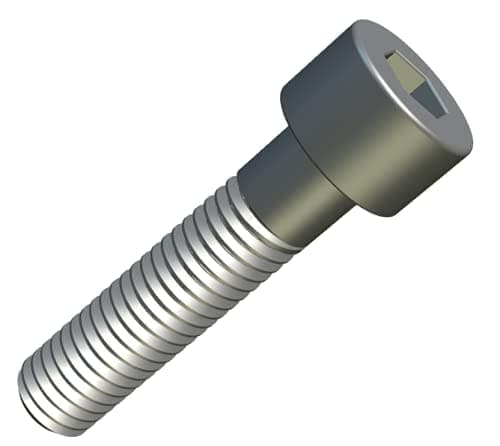 Cylinder Head Cap Screws M10 Strength Steel Class 8.8 (Pack of 5) Zinc Plated Hex Hexagon Allen Socket Bolts Thread Fasteners Cylindrical for Wood Furniture Outdoor Heavy Duty DIN912 (10mm x 60mm)