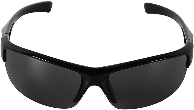 Black Polarized Sports Sunglasses for Men Women Polarized Rectangular Driving Sunglasses Sports EyewearBaseball Cycling Golf Fishing