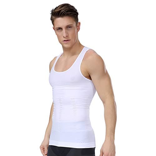 Upgraded Men's Seamless Slimming Body Shaper Vest Abdomen Slim Shirt Compression Tank Shaperwear
