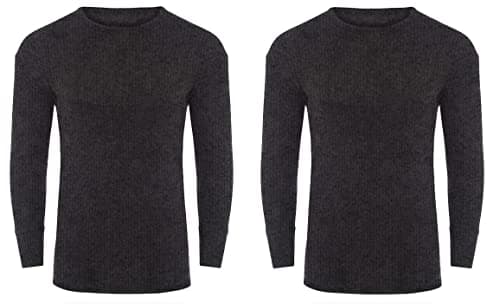 SOFTY® 2 Piece Unisex Children Kids Thermal Underwear Long Sleeve Top Warm Vest School