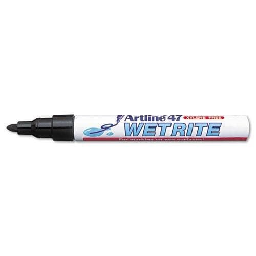 47201 - Wetrite Marker, Bullet Tip, 1.5mm, Black