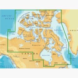 Magellan MapSend BlueNav XL3 Charts for eXplorist Northern Canada Salt/Freshwater Map microSD Card