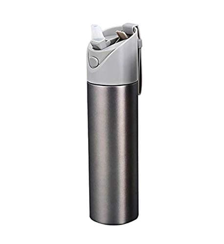 Easy Sip Spill Proof Stainless Steel Thermos Flask, Vacuum Insulated Kids Sipper Water Bottle for School Sports & Gym - Hot and Cold Thermosteel Flasks with Straw, 600 ml (Grey)