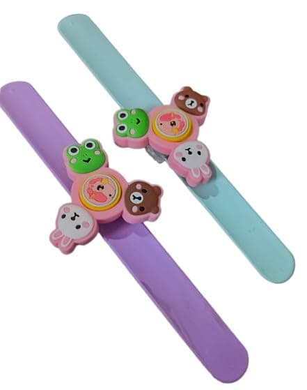 TERA 13 Slap Bracelet For Kids Unicorn Silicon Wrist Band For Girls Cartoon Spinner Slap Band For Kids Return Gifts, Birthday Party For Kids