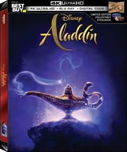 Aladdin 4K Blu-ray Best Buy Exclusive SteelBook / The Signature Collection / 4K Ultra HD + Blu-ray + Digital HD