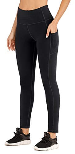 Heathyoga Womens Workout Leggings with 3 Pockets for Women Tummy Contorl High Waist Yoga Pants Women Compression Gym