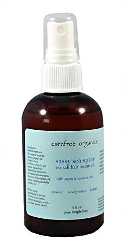 Carefree Organics Sassy Sea Spray, an organic salt water texturizing spray, 4 fl oz