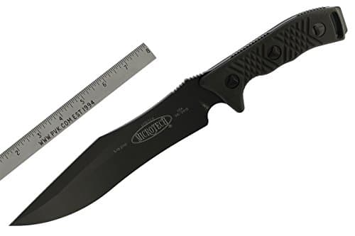 Microtech 104-1 Arbiter Fixed Knife Plain Edge 9" Blade Black