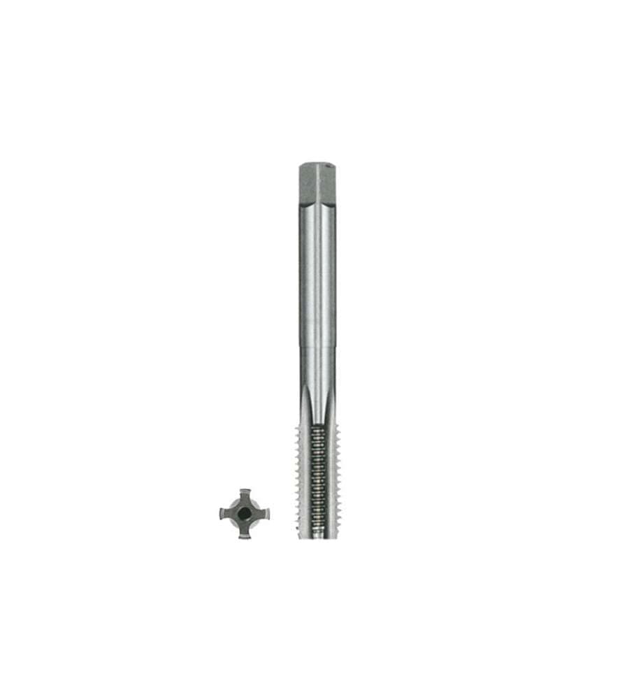 Dormer E100M5NO3 Series E100 HSS Straight Flute Serial Hand Tap Metric with Bright Finish, DIN352 Standard, NO3, M5 x 0.80 mm Thread, 50 mm Length