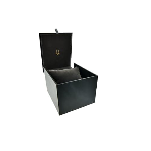 Bulova Men's Classic Sutton 4 Hand Automatic Watch Gold Stainless Steel Black Leather Strap Open Aperture Exhibition Caseback, Double Curved Mineral Crystal, 42mm (Model: 97A187), Gold, Classic, Gold