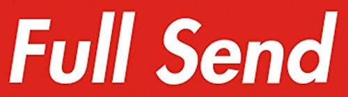 MR3Graphics Magnet Full Send Magnetic Car Sticker Decal Bumper Magnet Vinyl 5"