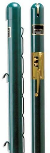 Court Equipment Royal Round Tennis Post with Internal Wind, Available in Black or Green