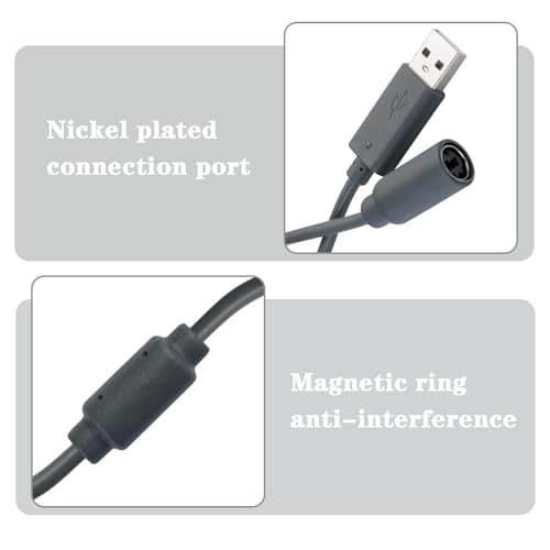 USB Breakaway Cable, Dongle USB Breakaway Cable Fits for G920 Driving Force Xbox, 458 Spider Racing Wheel Driving Force
