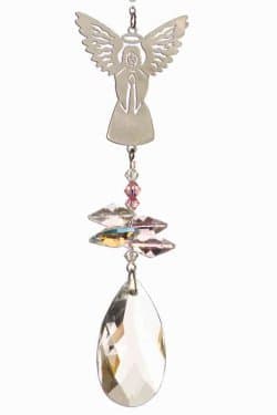 Guardian Angel Suncatcher Rainbow Maker Hanging Window Crystal