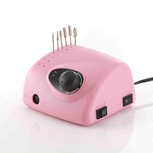Miss Sweet Electric Nail Drill Machine Nail File Acrylic Gel Nail Grinder Tool RPM35000 (Pink)