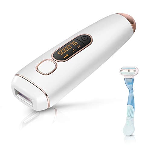 Laser Hair Removal for Women Men Permanent 500,000 Flashes IPL Hair Removal at Home for The Whole Body - Painless Facial Hair Remover with a Razor