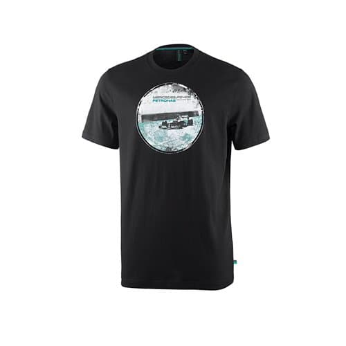 Mercedes AMG Petronas X-Large Men's Graphic Tee - Black