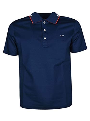 PAUL & SHARK Luxury Fashion Mens E19P1294BLUE Blue Polo Shirt | Season Outlet