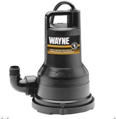 Wayne VIP50 1/2 HP Reinforced Thermoplastic Submersible Multi-Use Pump