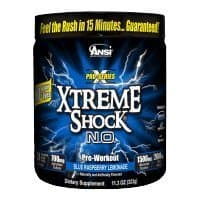 ANSI Xtreme Shock NO Powder, 323 g, 34 servings (Blue Raspberry Lemonade) by Advance Health Nutrition