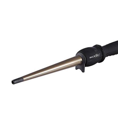 - Professional Conical Tong Hair Curler - CNT 19 with Ceramic Barrel for all hair types (Black) for Salon Finish Hair Styling