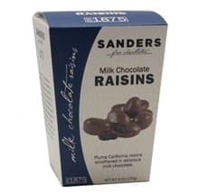 Sanders Large Milk Chocolate Covered Raisins Snack Box, 6 oz