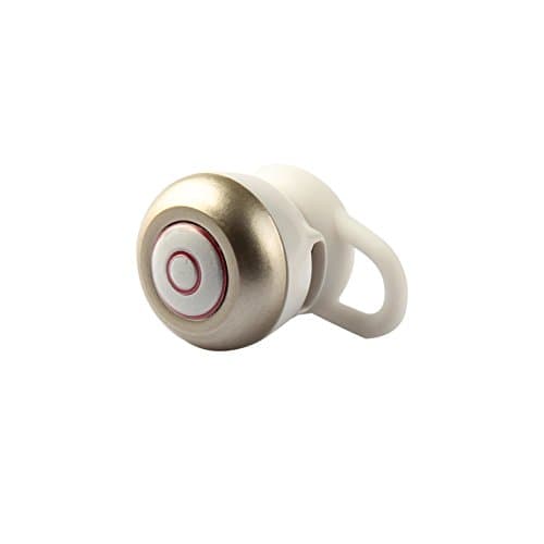 Soyan Mini Small Bluetooth Headset 4.1 Earbud Headset Headphone Earpiece Earphone with Microphone For iPhone and Android Smartphone (Gold)