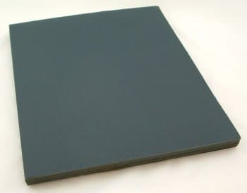 Industrial Grade Wet or Dry Sandpaper Sheets, Silicon Carbide, 9" By 11", 1200 Grit, Pack of 50.