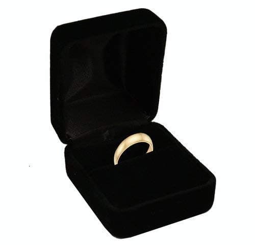 Black Velvet Ring Box
