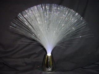 30cm Mini Blue Fibre Optic Lamp - P1