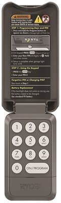 Ryobi GDA300 Garage Door Outdoor Keypad