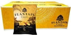 Olu Olu Sweet Yellow Plantain Chips 24 x 60g | 100% Natural | Naturally Sweet | Yellow Plantain Chips | Heartly Crunch | Authentic Flavours