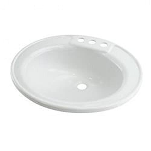 LIPPERT COMP RV Trailer White-Lavy/Bathroom Sink 01