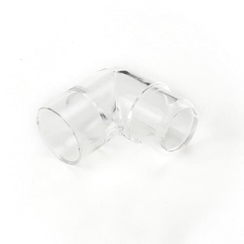 (10 Pack) Clear Elbow Male Female 90 Deg fits 1/2 ID 5/8 OD Acrylic PolyCarbonate PVC Tube